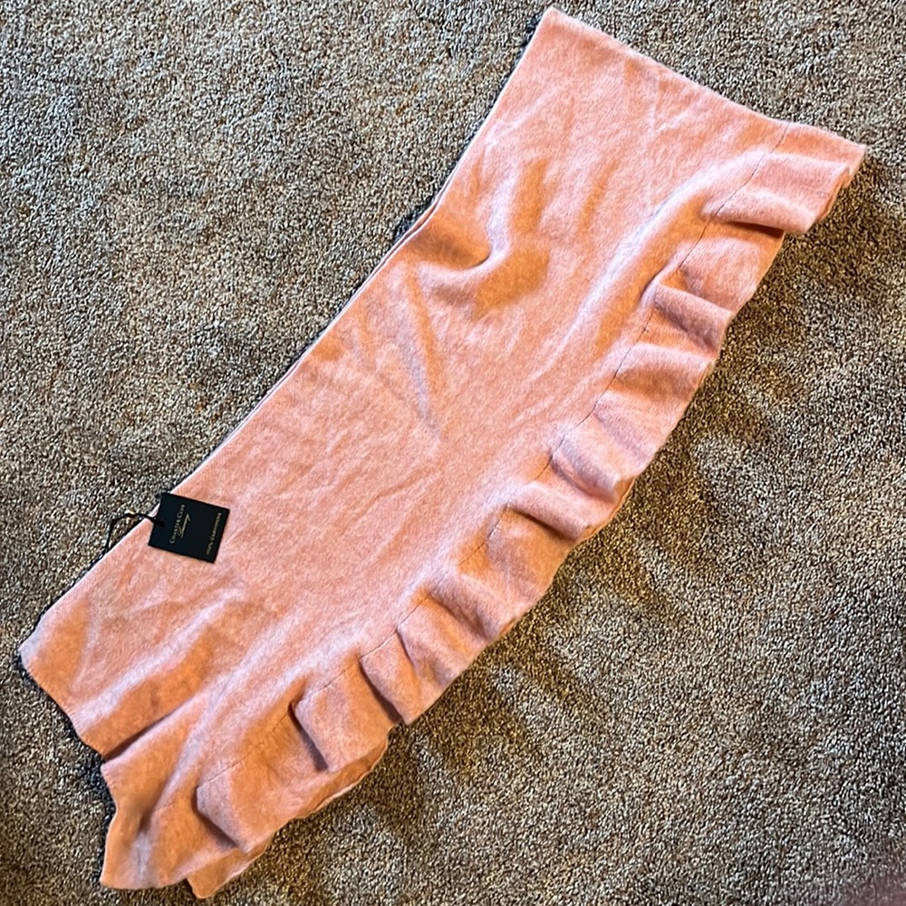 Pink Cashmere Scarf